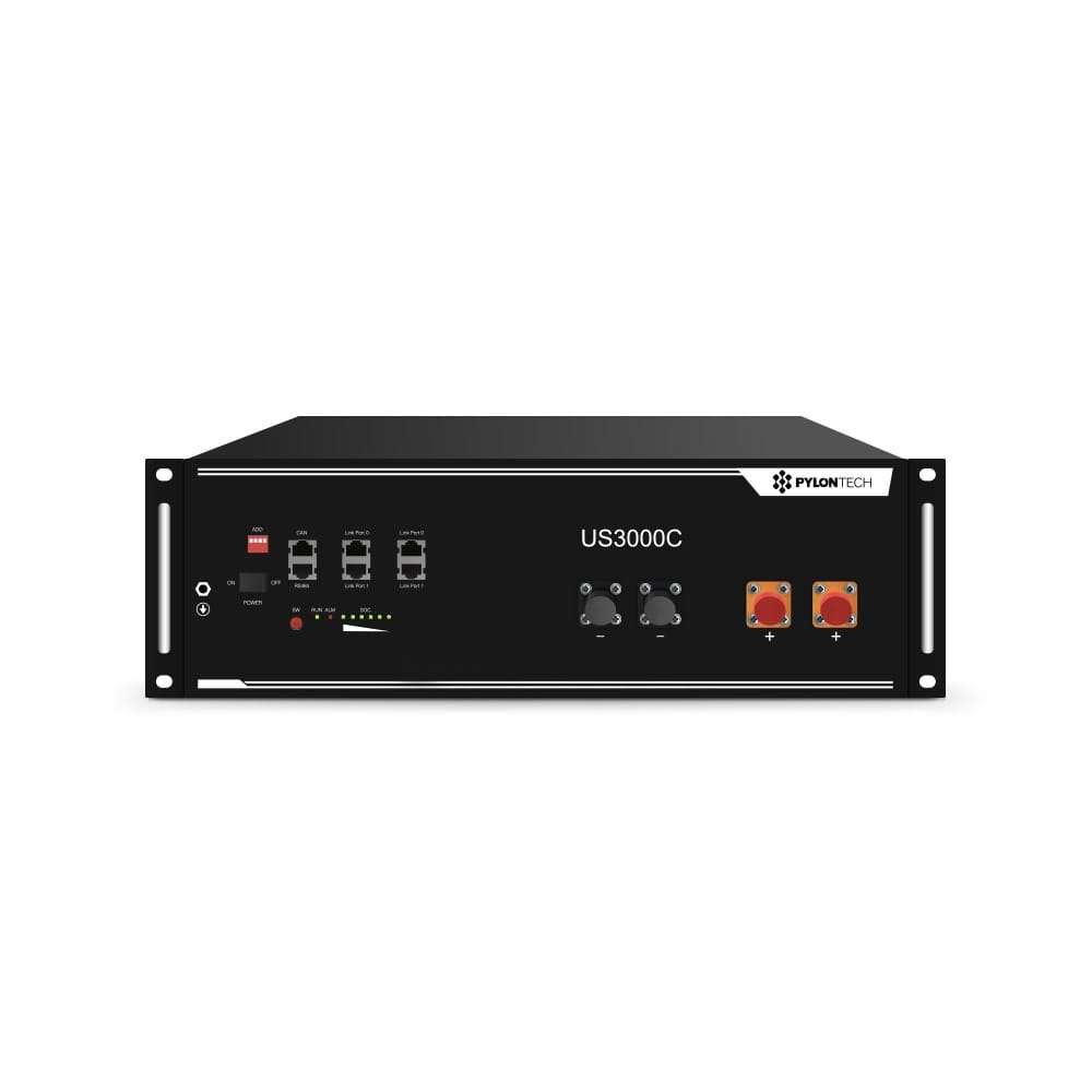 Pylontech US3000C 48V, 3.6 kWh Lithium-ion Phosphate Battery