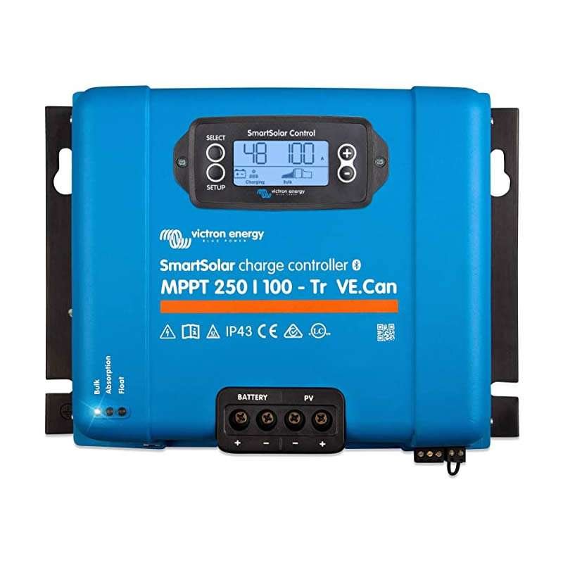 Victron Energy SmartSolar MPPT 250/100-Tr VE.Can Solar Charge Controller 
