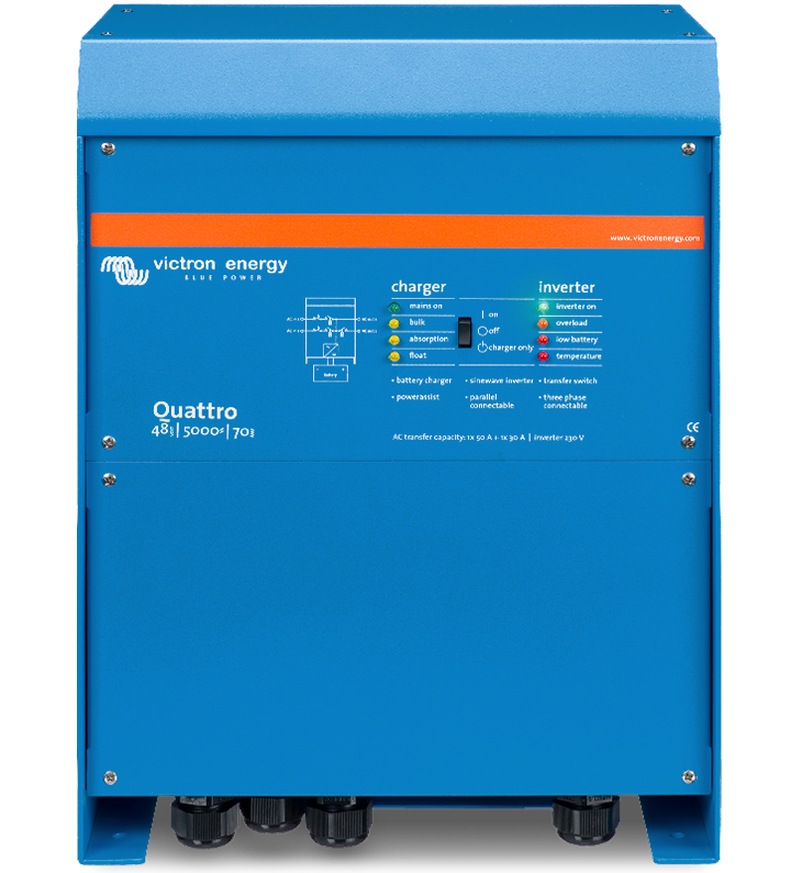 Victron Energy Quattro 48V/5000VA/70A-100/230V Inverter/Charger