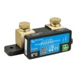 Victron SmartShunt 500A/50mV battery current sensor with green terminal block on the side and two large brass terminals