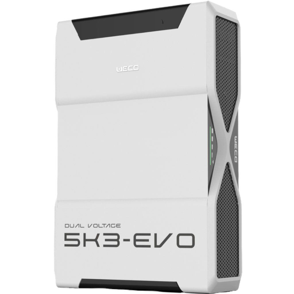 Weco-5k3-evo-dual-voltage-battery | Solarmart Photovoltaic Solutions The WECO 5K3 EVO 5.22 kWh Dual Voltage IP66 Module is the epitome of cutting-edge energy management and modular design.